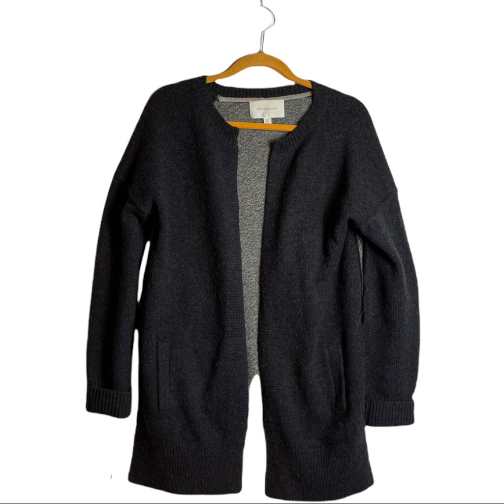 Brochu Walker Alpaca Wool Blend City Open Cardigan